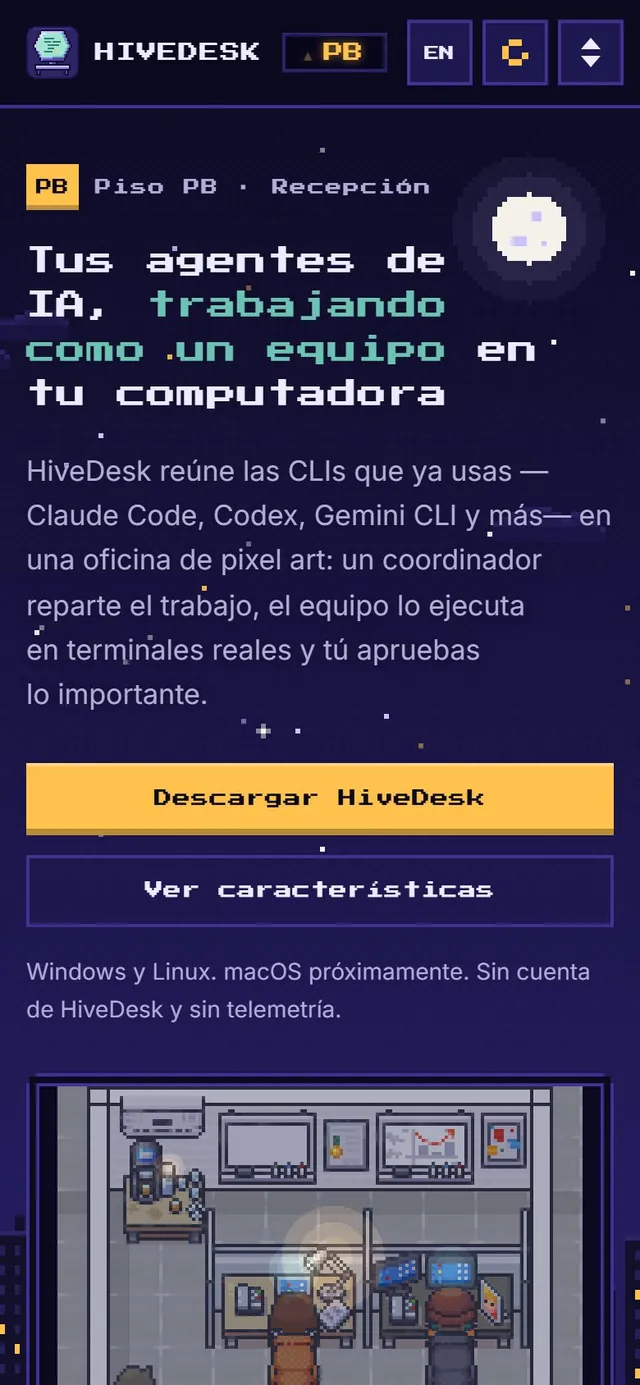 HiveDesk — Mobile